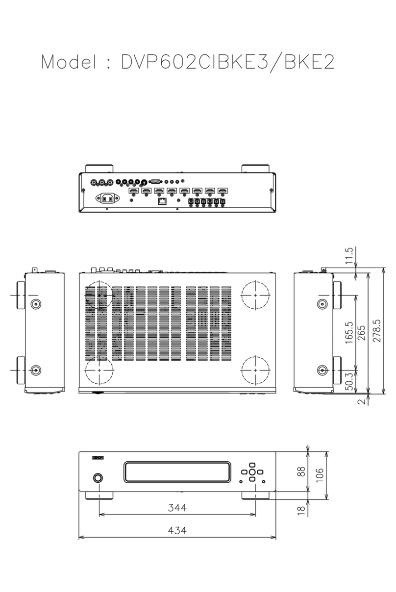 Denon DVP-602CI Parts list manual