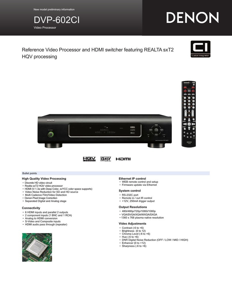 Denon DVP-602CI specification