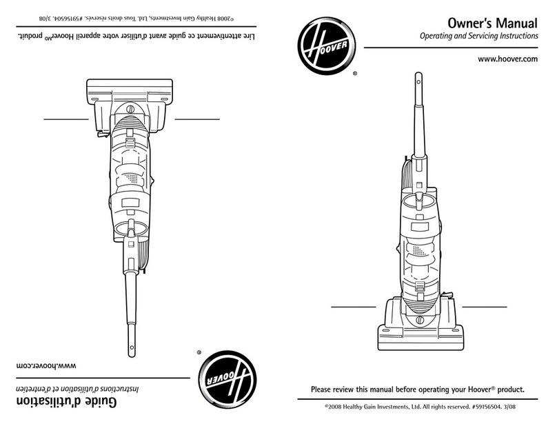 Hoover U5184 owner's manual