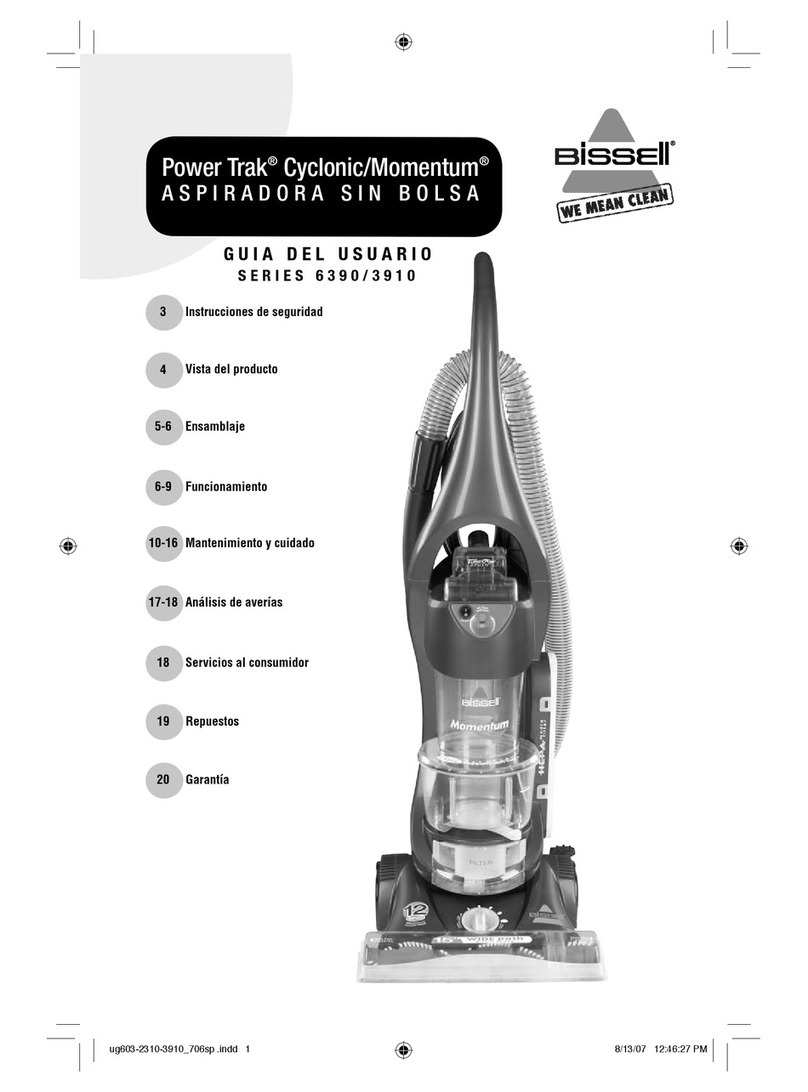 Bissell MOMENTUM CYCLONIC Guía del usuario
