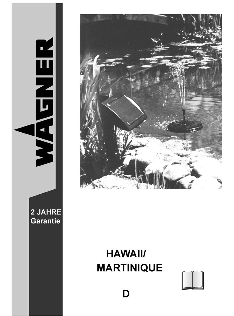 WAGNER HAWAII MARTINIQUE Bedienungsanleitung