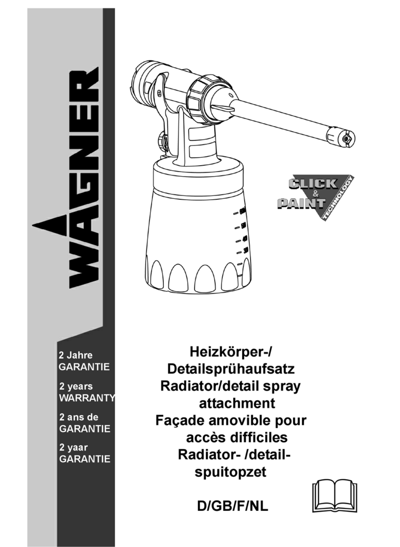 WAGNER RADIATOR SPRAY-ATTACHMENT User manual