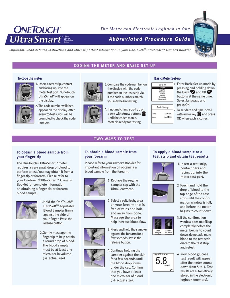 OneTouch ONETOUCH ULTRASMART Manual