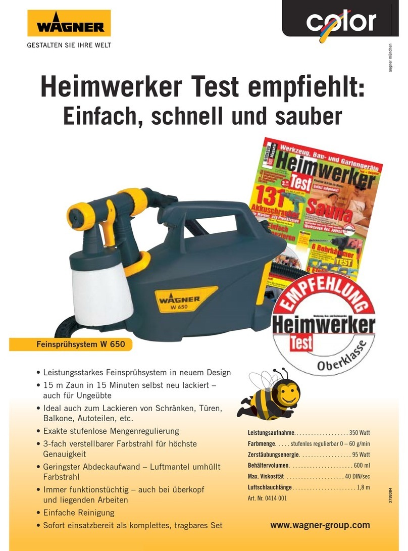 WAGNER W 650 User manual