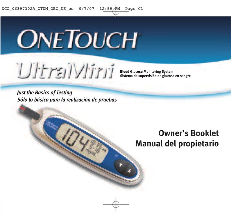 OneTouch ULTRAMINI - REV 08-2007 owner's booklet