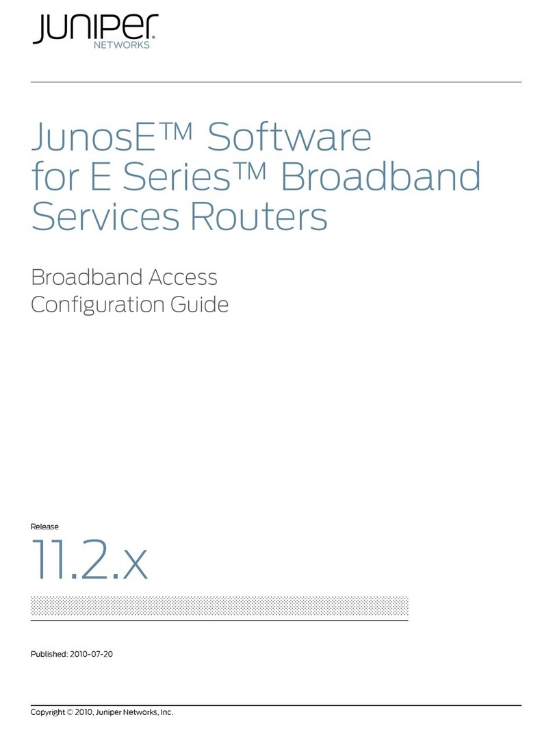Juniper JUNOSE SOFTWARE 11.2.X - BROADBAND ACCESS CONFIGURATION GUIDE... User manual