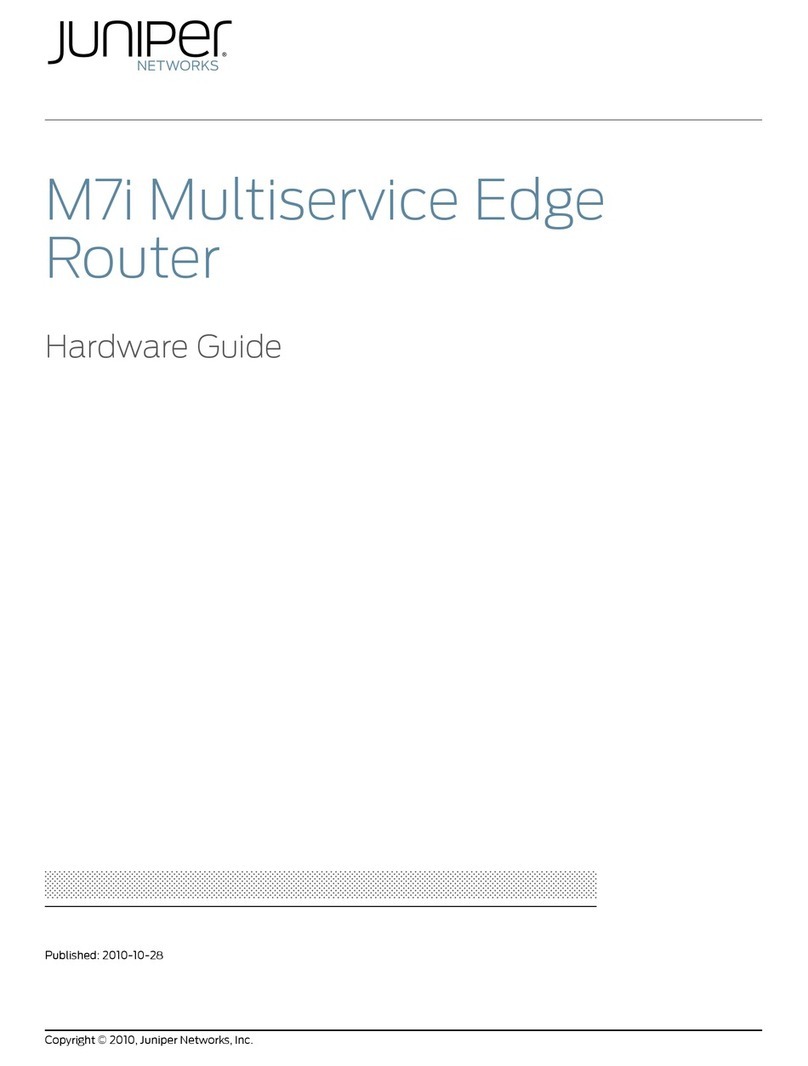 Juniper M7i Installation instructions Juniper M7i Installation instructions