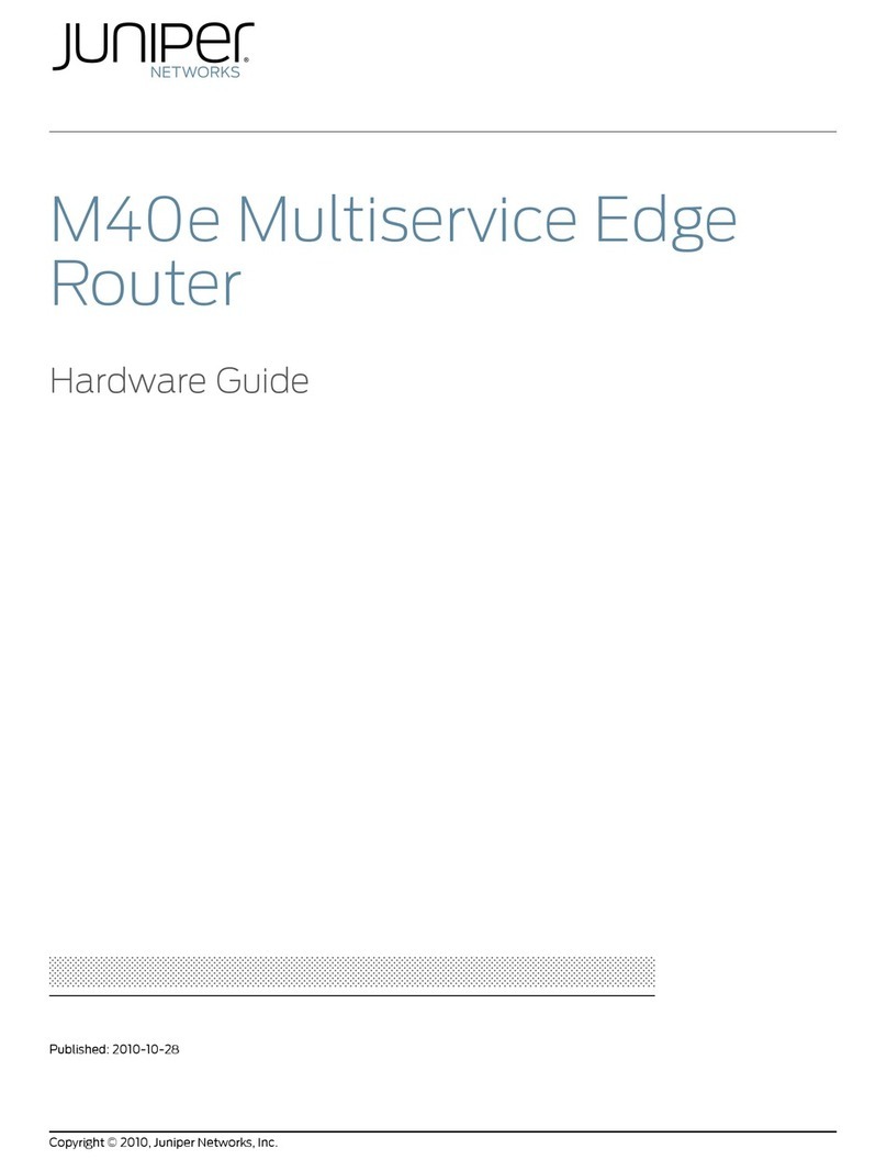 Juniper M40e Installation instructions