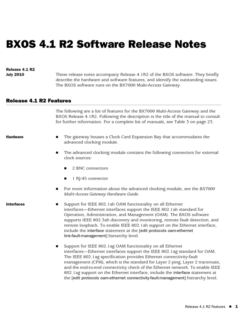 Juniper BXOS 4.1 R2 - S 07-2010 release note