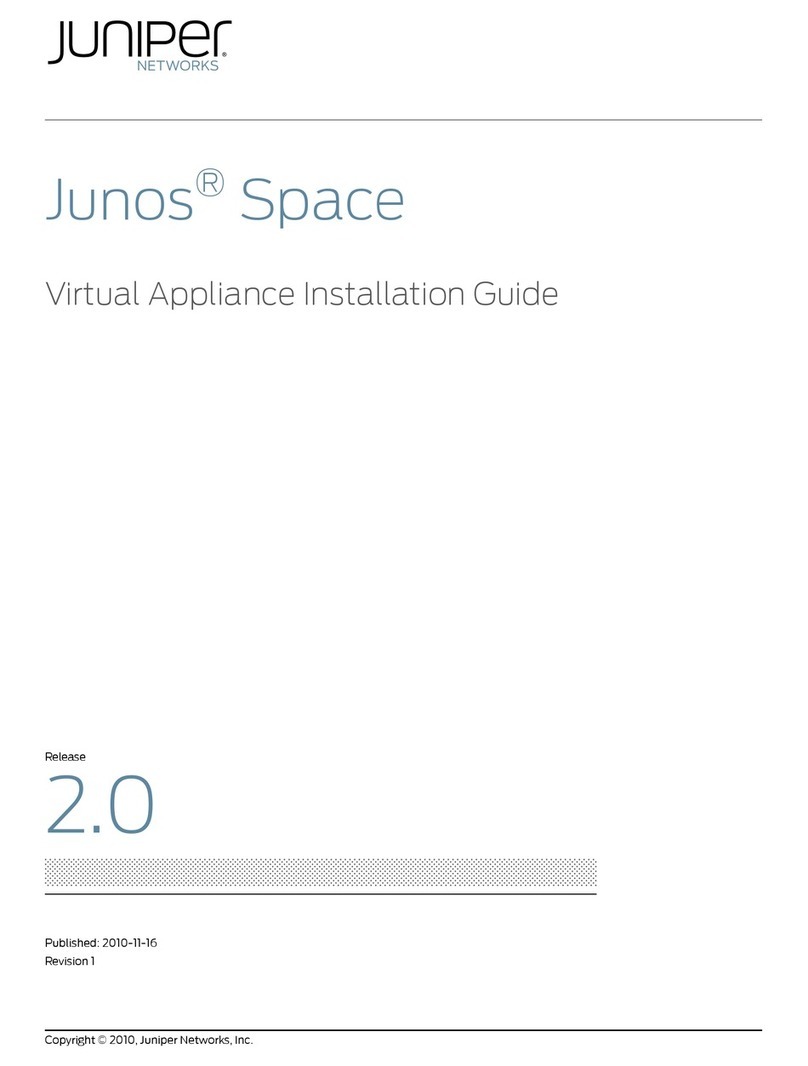 Juniper JUNOS SPACE 2.0 - RELEASE NOTES installation guide