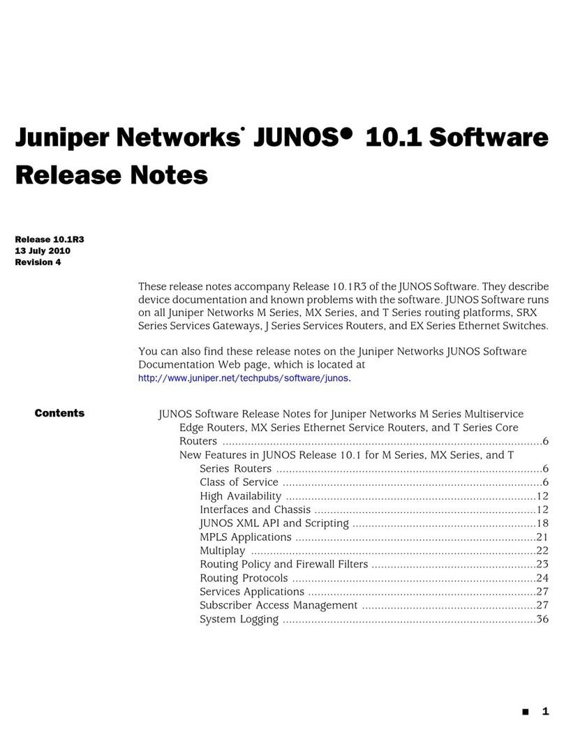 Juniper JUNOS 10.1 - S REV 4 release note