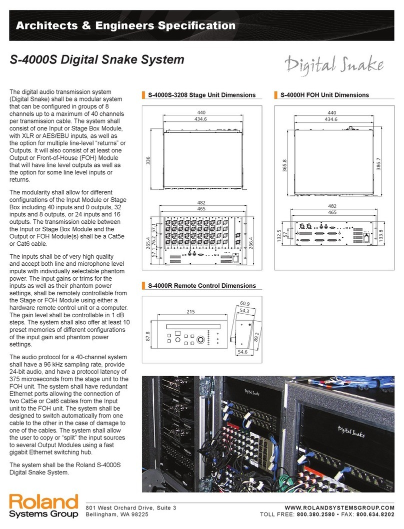 Roland S-4000S User manual