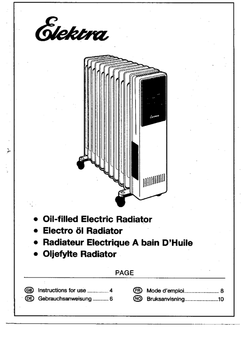 ELEKTRA EOR106 Instructions for use