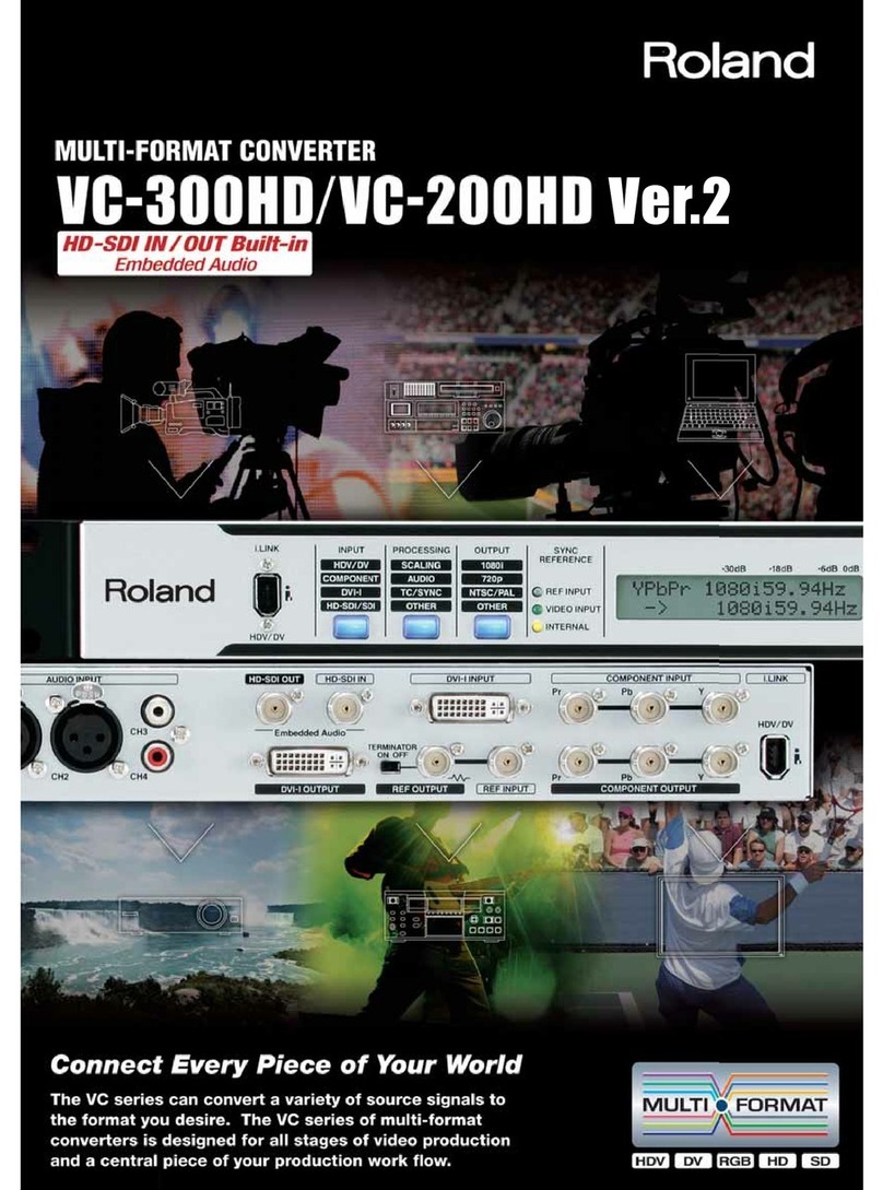 Roland VC-200HD - V2 User manual