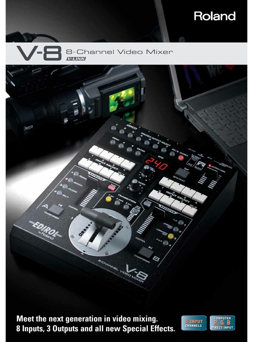 Edirol V-8 Brochure & specs