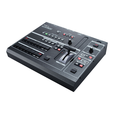 Roland V-Link LVS-800 User manual