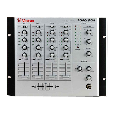Vestax VMC-004 owner's manual