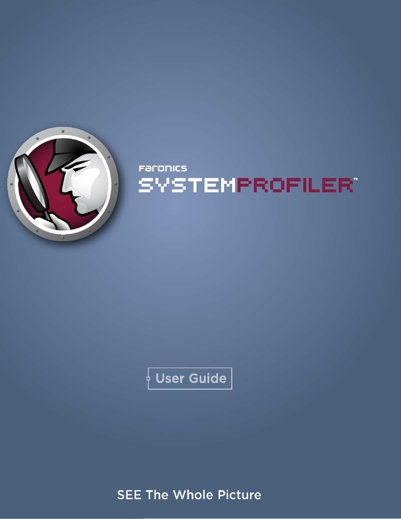 FARONICS SYSTEM PROFILER - User manual