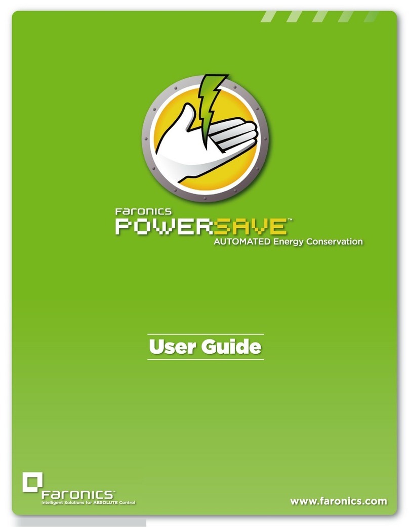 FARONICS POWER SAVE User manual
