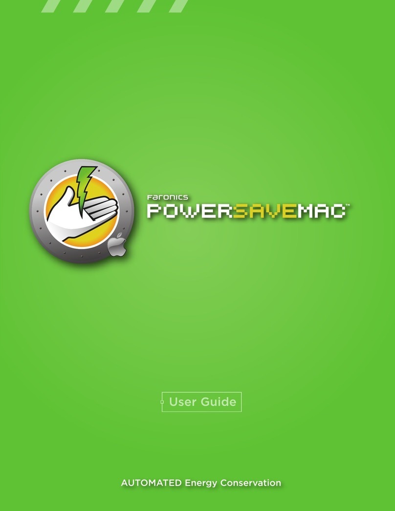 FARONICS POWER SAVE MAC manual