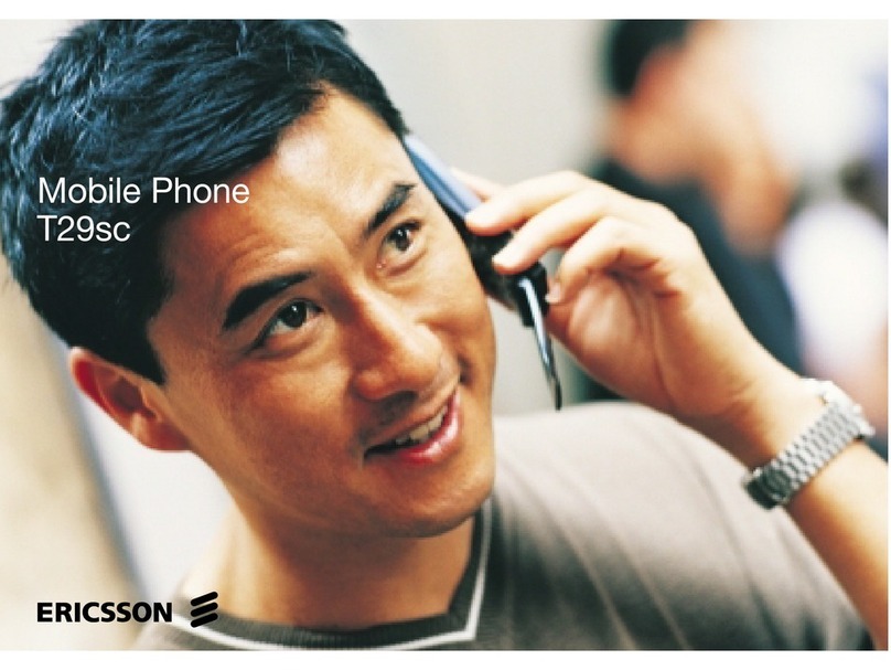 Ericsson T29SC User manual