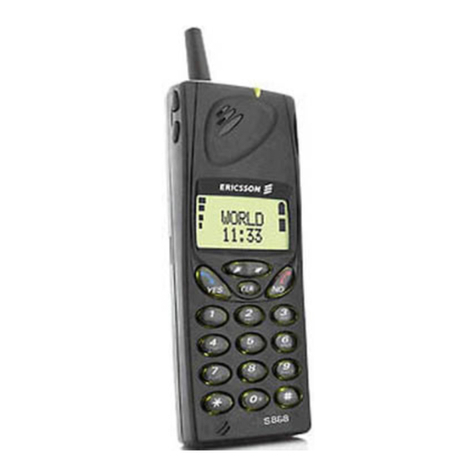 Ericsson S868 User manual