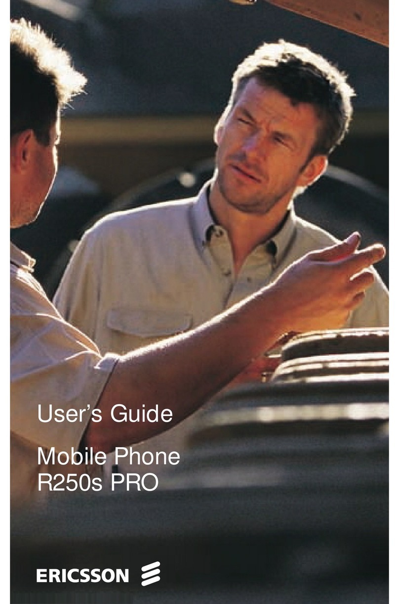 Ericsson R250S User manual