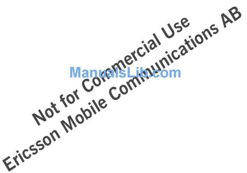 Ericsson GF788E User manual