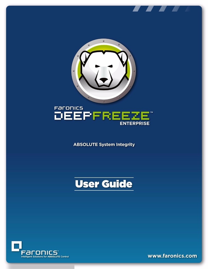 FARONICS DEEP FREEZE ENTERPRISE User manual FARONICS DEEP FREEZE ENTERPRISE User manual