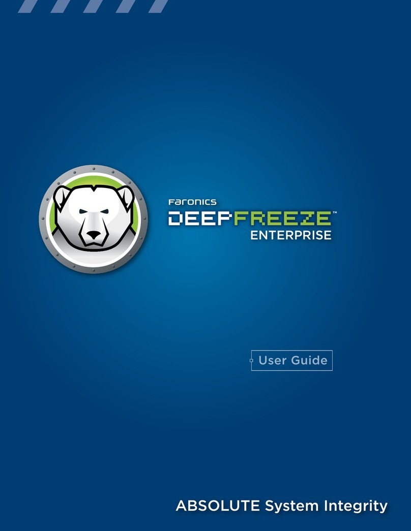 FARONICS DEEP FREEZE ENTERPRISE 6 User manual