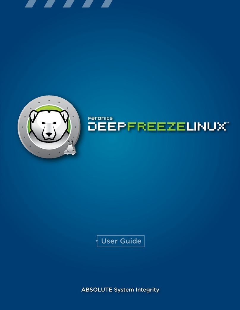 FARONICS DEEP FREEZE LINUX - 5-2007 User manual FARONICS DEEP FREEZE LINUX - 5-2007 User manual