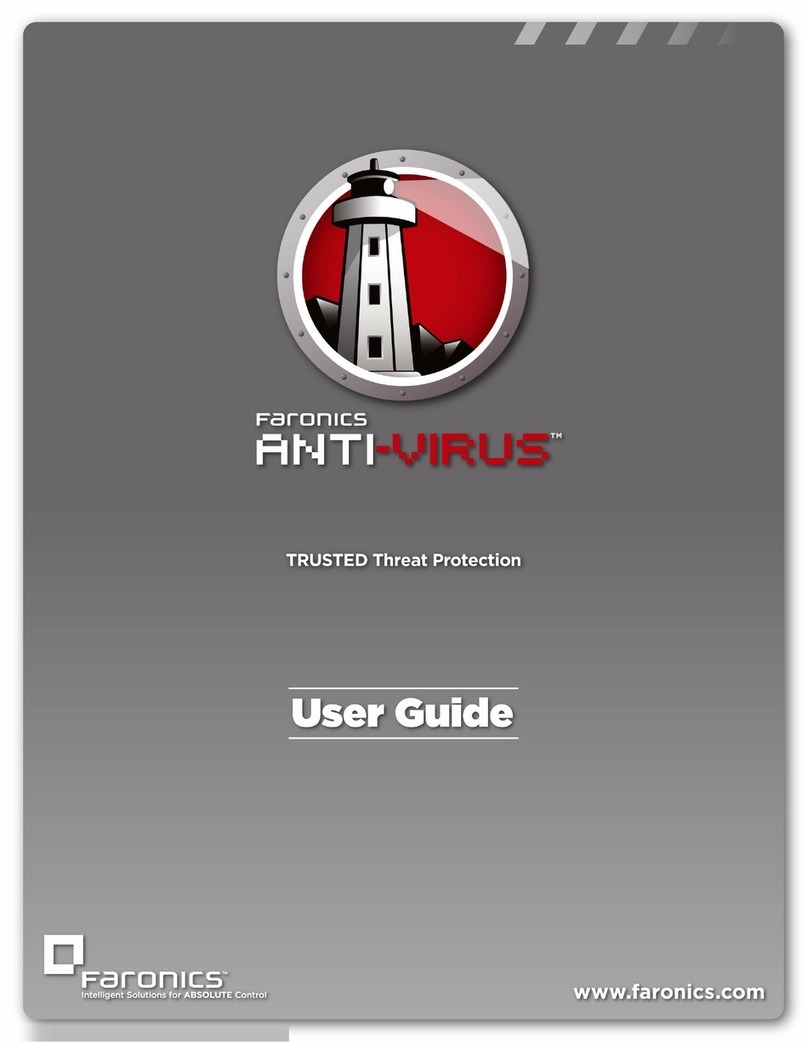 FARONICS ANTI-VIRUS User manual