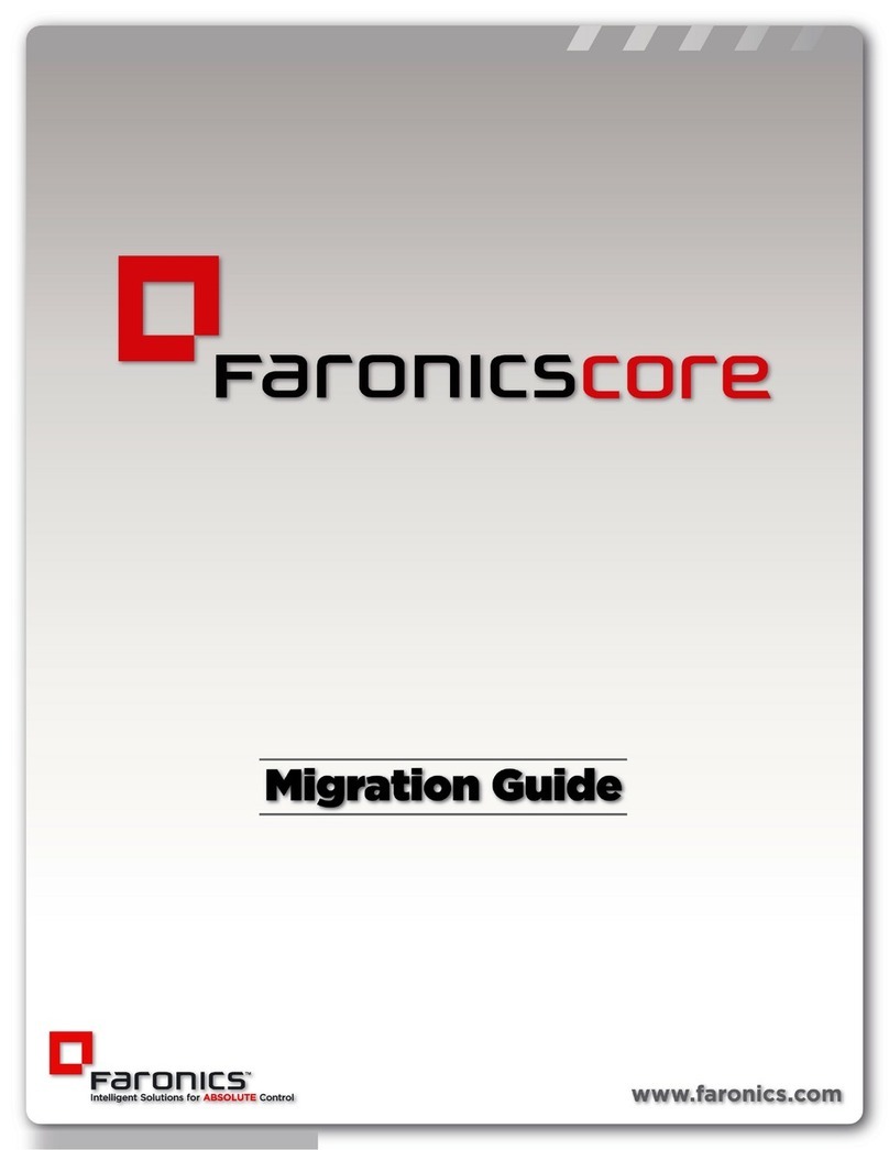 FARONICS CORE - MIGRATION GUIDE 11-2009 User manual