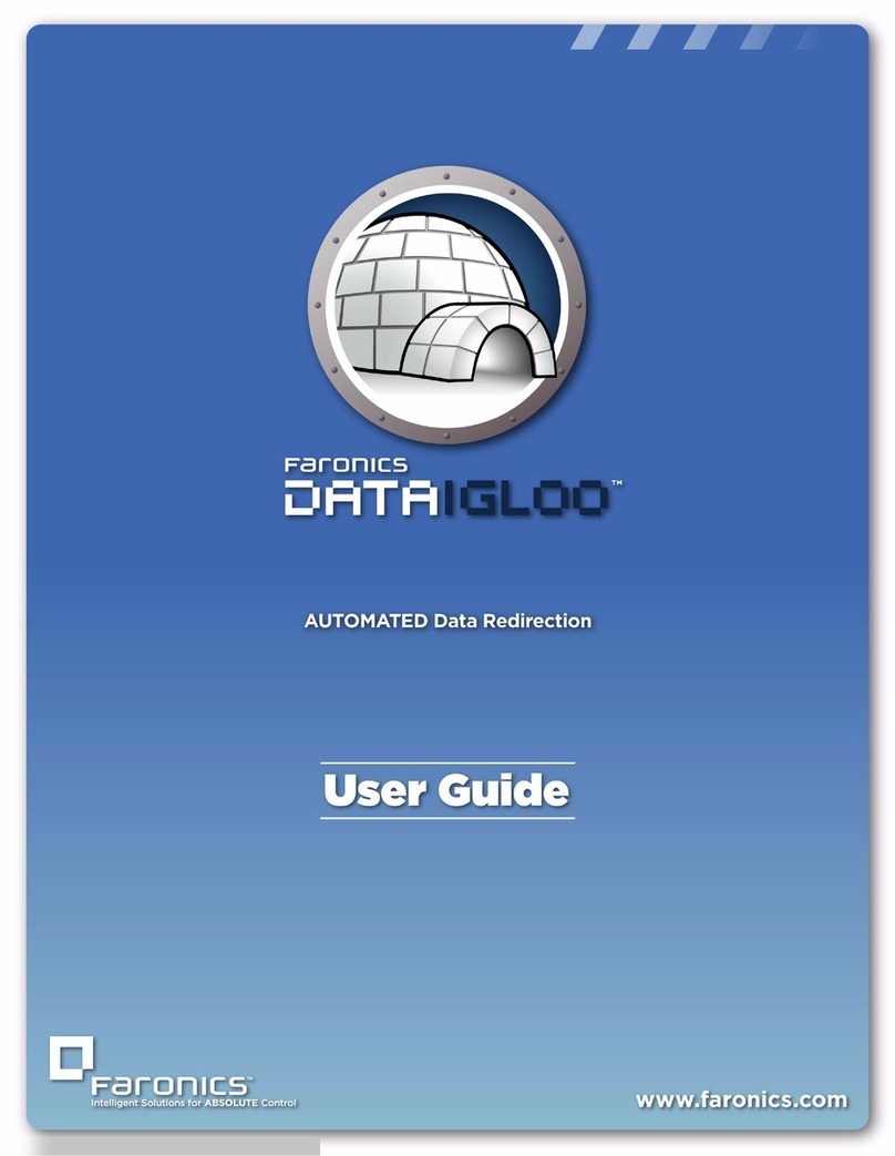 FARONICS DATA IGLOO User manual