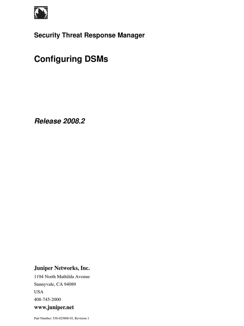 Juniper SECURITY THREAT RESPONSE MANAGER 2008.2 - CATEGORY OFFENSE INVESTIGATION GUIDE REV... User manual