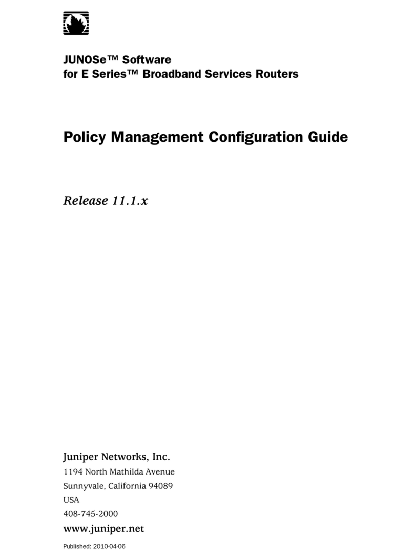 Juniper POLICY MANAGEMENT - CONFIGURATION GUIDE... Configuration guide Juniper POLICY MANAGEMENT - CONFIGURATION GUIDE... Configuration guide