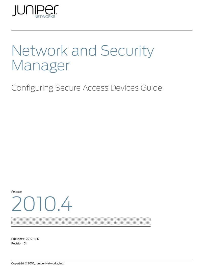Juniper NETWORK AND SECURITY MANAGER 2010.4 - CONFIGURING INTRUSION DETECTION PREVENTION DEVICES GUIDE REV... User manual