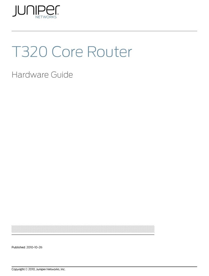 Juniper T320 Installation instructions Juniper T320 Installation instructions