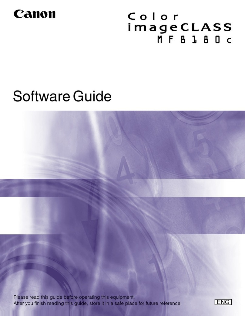 Canon Color imageCLASS 8180c Quick start guide