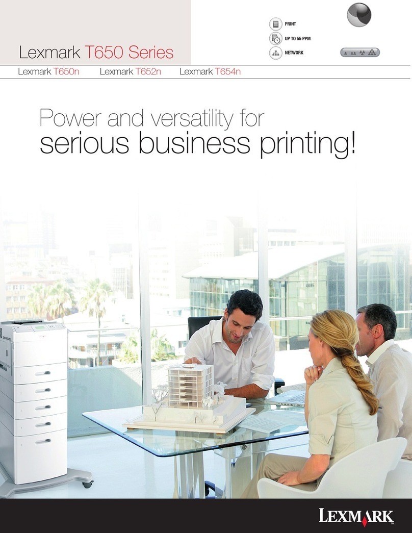Lexmark 30G0107 User manual