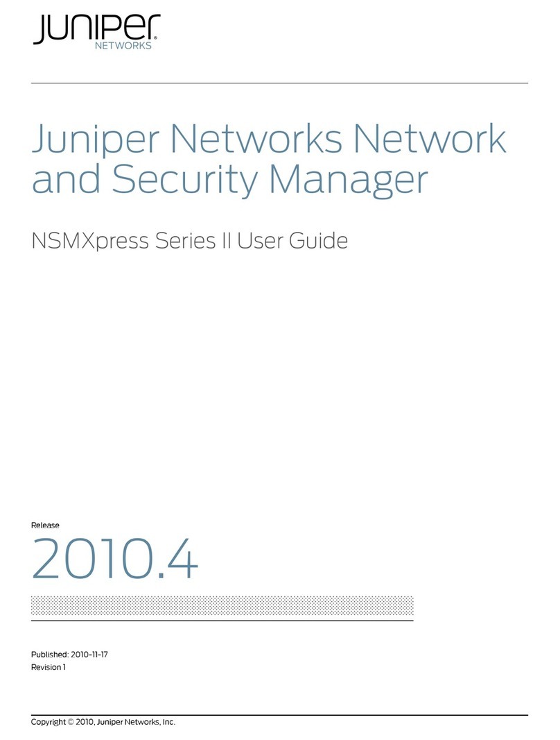 Juniper NETWORK AND SECURITY MANAGER 2010.4 - NSMXPRESS SERIES II REV... manual Juniper NETWORK AND SECURITY MANAGER 2010.4 - NSMXPRESS SERIES II REV... manual