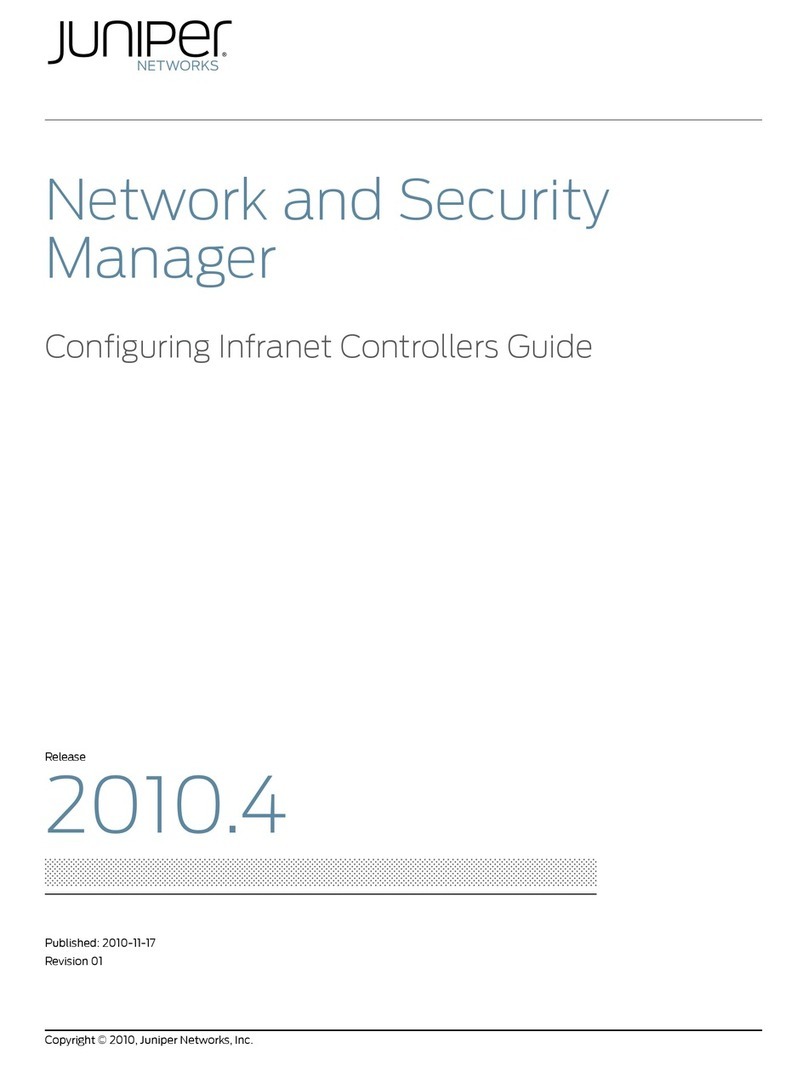 Juniper NETWORK AND SECURITY MANAGER 2010.4 - CONFIGURING INTRUSION DETECTION PREVENTION DEVICES GUIDE REV... manual