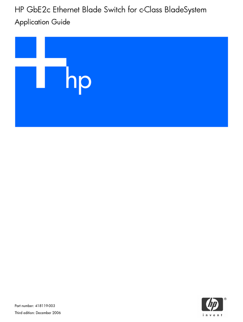 HP GbE2c - Blc Layer 2/3 Fiber SFP Option User guide