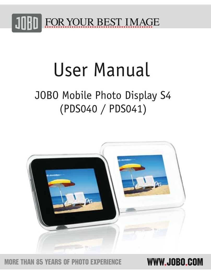 JOBO MOBILE PHOTO DISPLAY S4 PDS040 manual