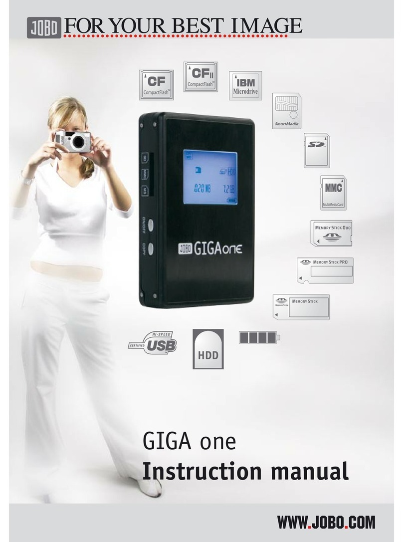 JOBO GIGA ONE instruction manual