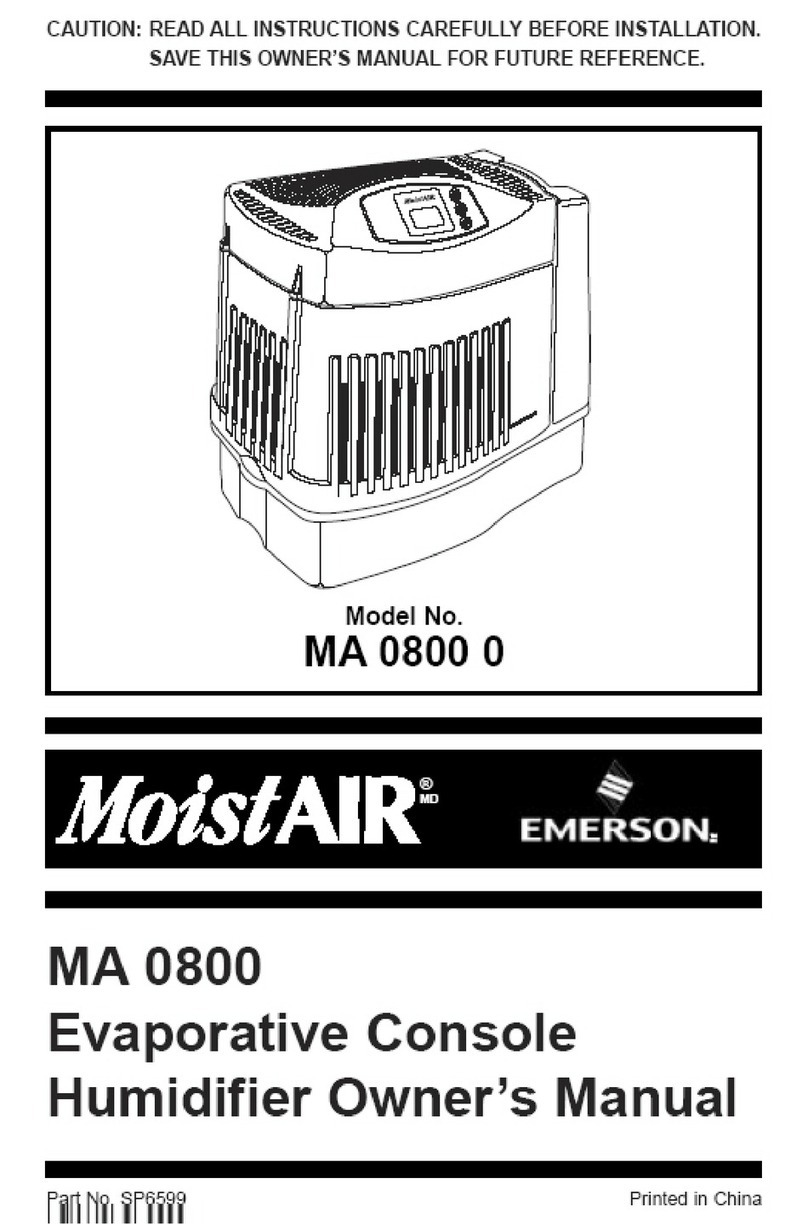 Emerson MA0800 owner's manual
