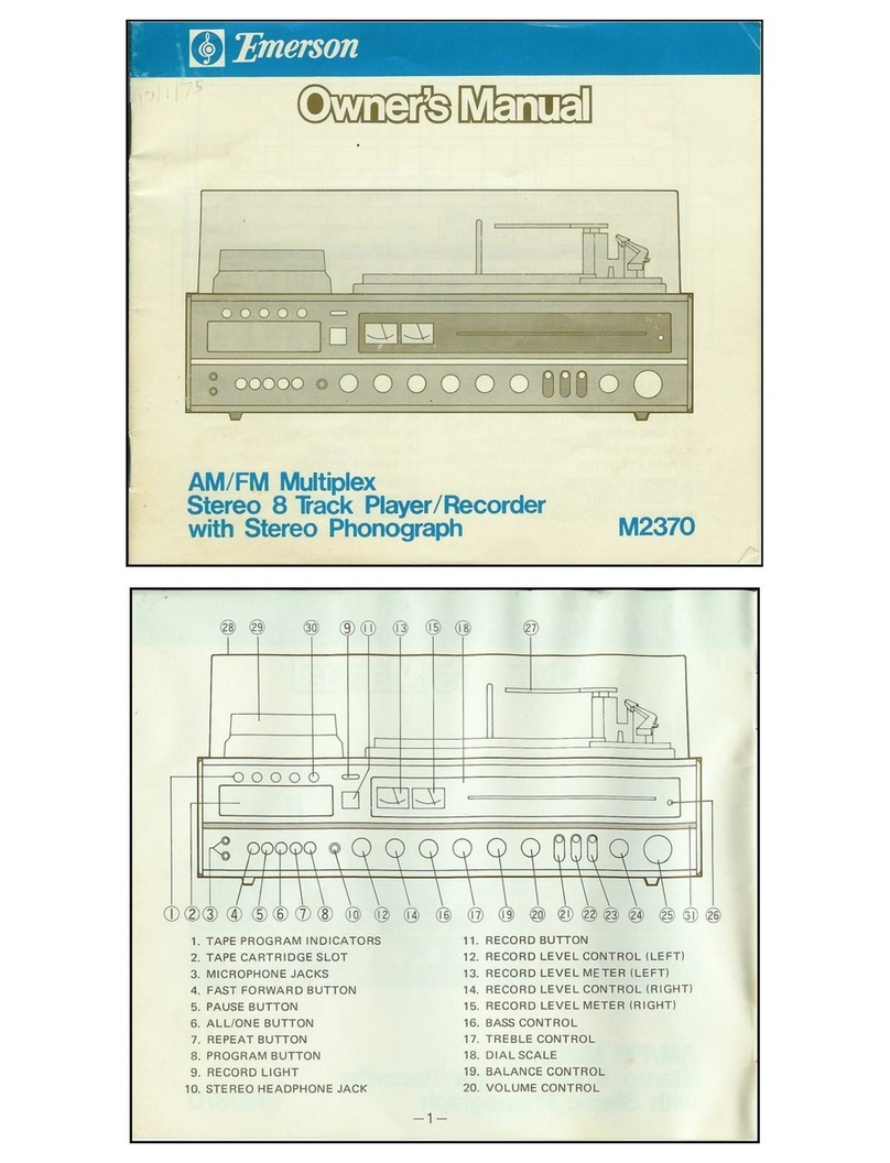 Emerson M2370 owner's manual