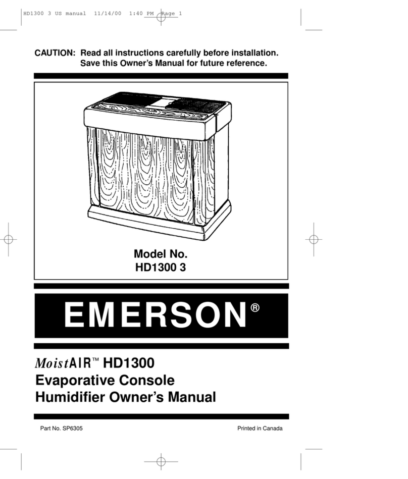 Emerson HD13002 owner's manual