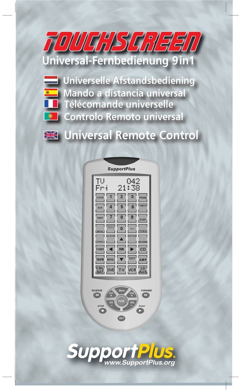 SUPPORTPLUS URC-9IN1 User manual