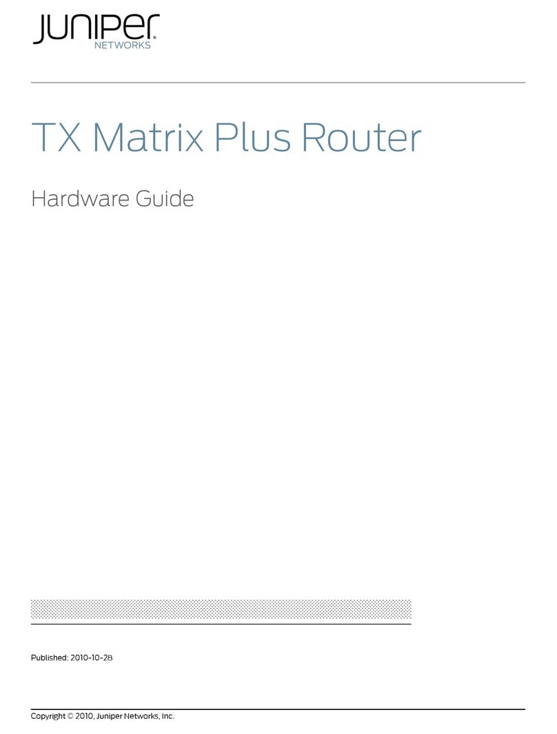 Juniper TX MATRIX PLUS Installation instructions
